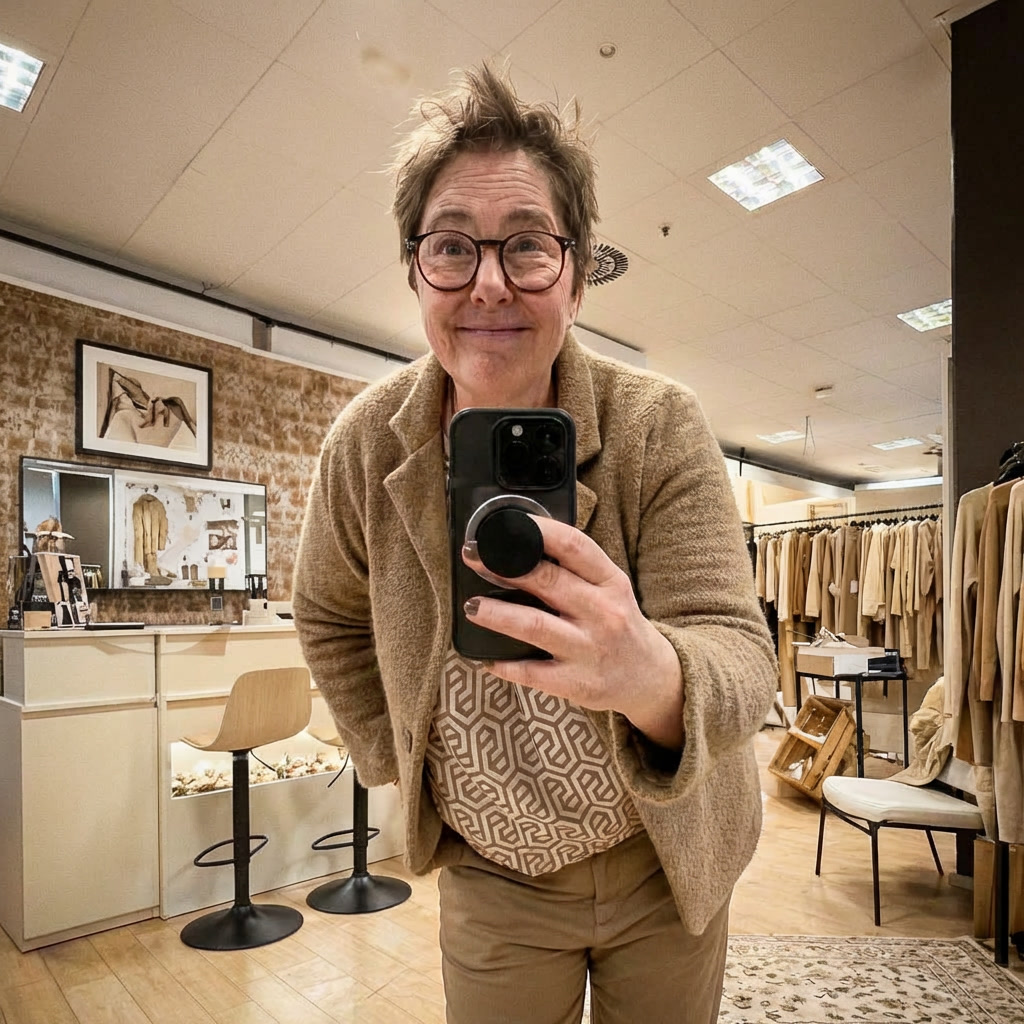 Claudia Kaltenstein in ihrem Geschäft